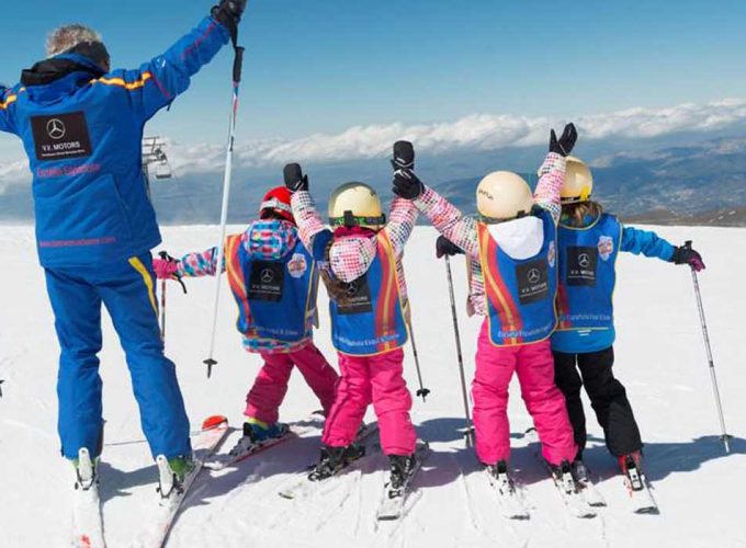 Plataforma de reservas de clases de esquí y montaña