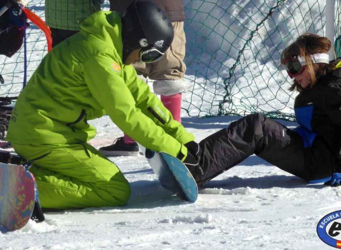 Plataforma de reservas de clases de esquí y montaña